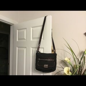 Authentic Brighton Nylon & Leather Messenger Bag
